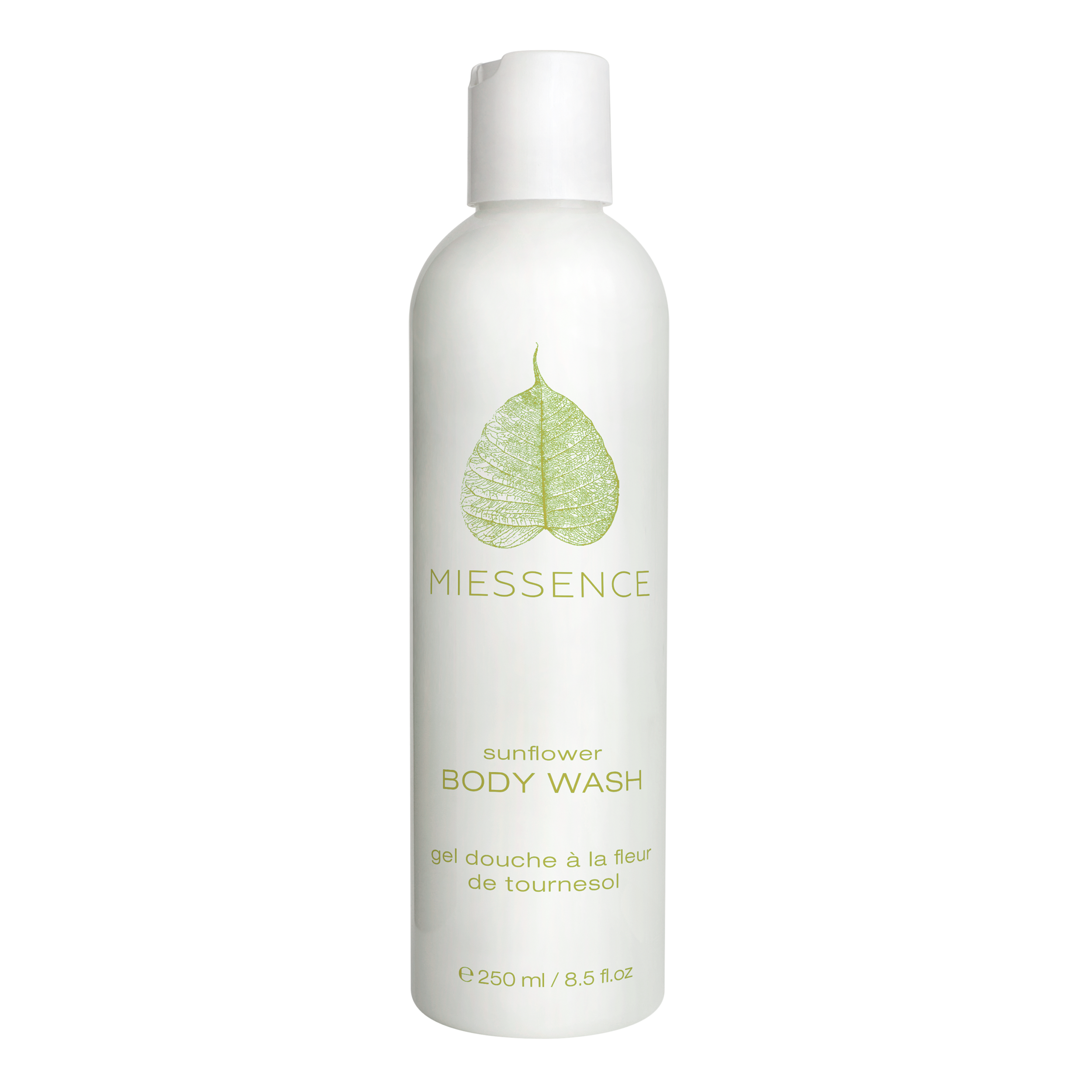 sunflower body wash green - bio sprchový gel miessence